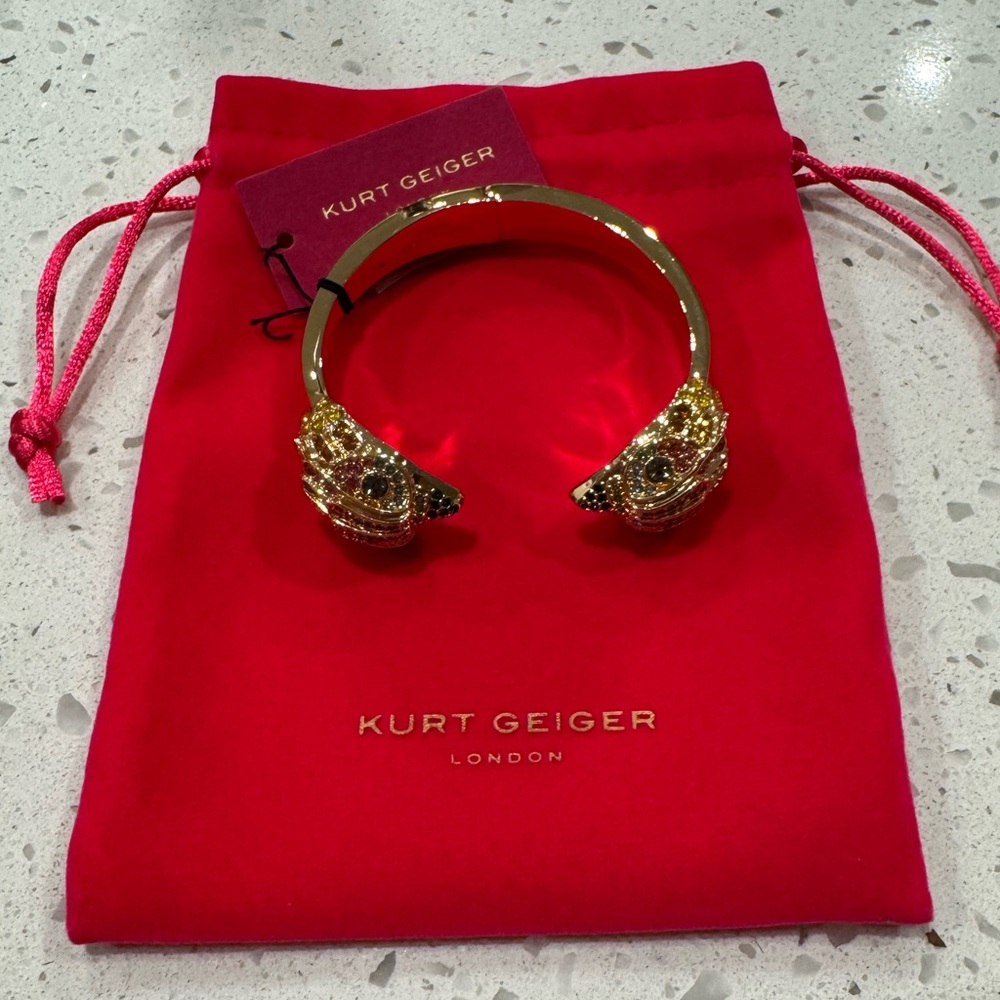 Kurt Geiger Eagle Head Hinged Bangle NWT